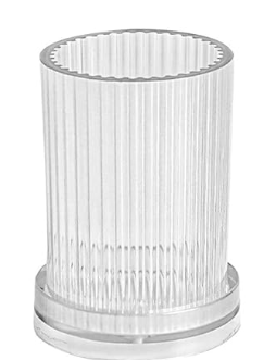 Rillet plastikform til bloklys