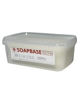 Hvid glycerin sæbemasse med sheasmør – 1 kg