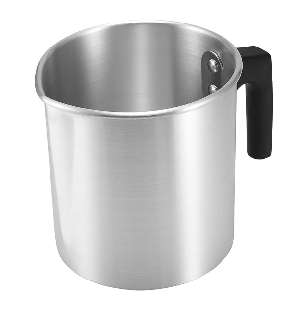 Smeltegryde til voks – 1,2 L (aluminium, 13 x 13 cm)